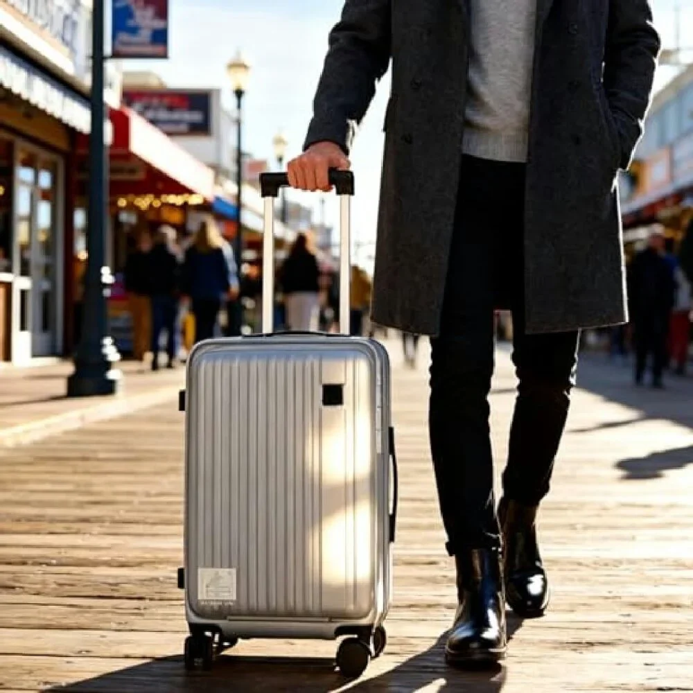 20 Inch Expandable Carry On Luggage with Laptop Compartment & TSA Lock